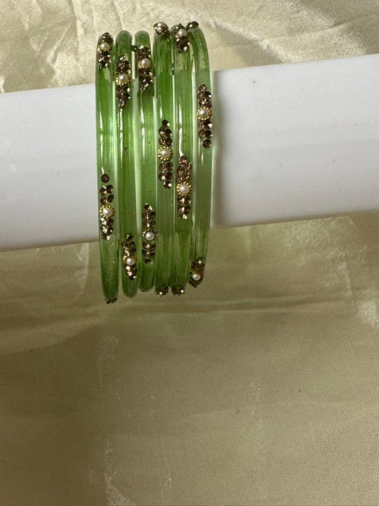 Glass Bangles - Stone 2.0