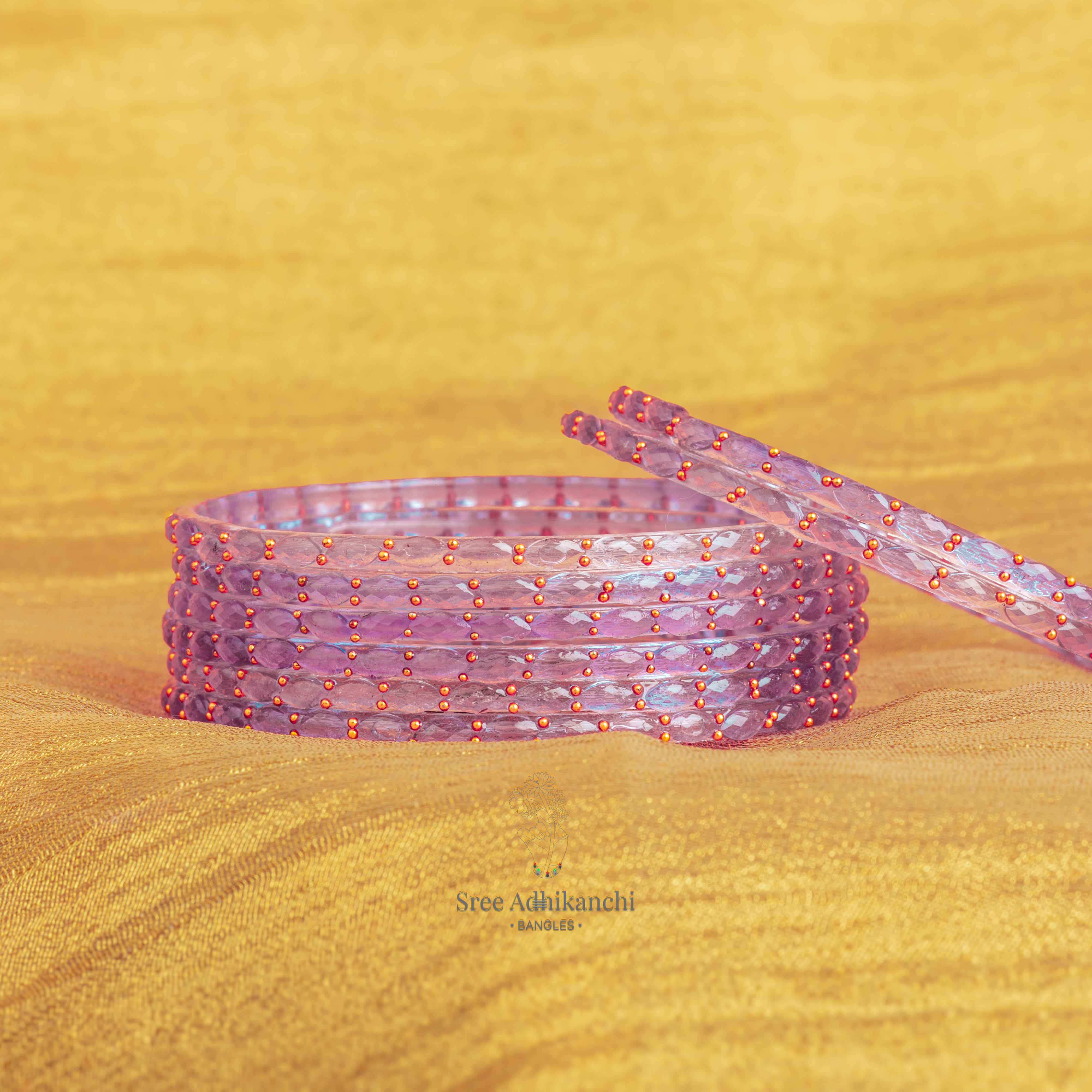 Glass Bangles - Raindrop