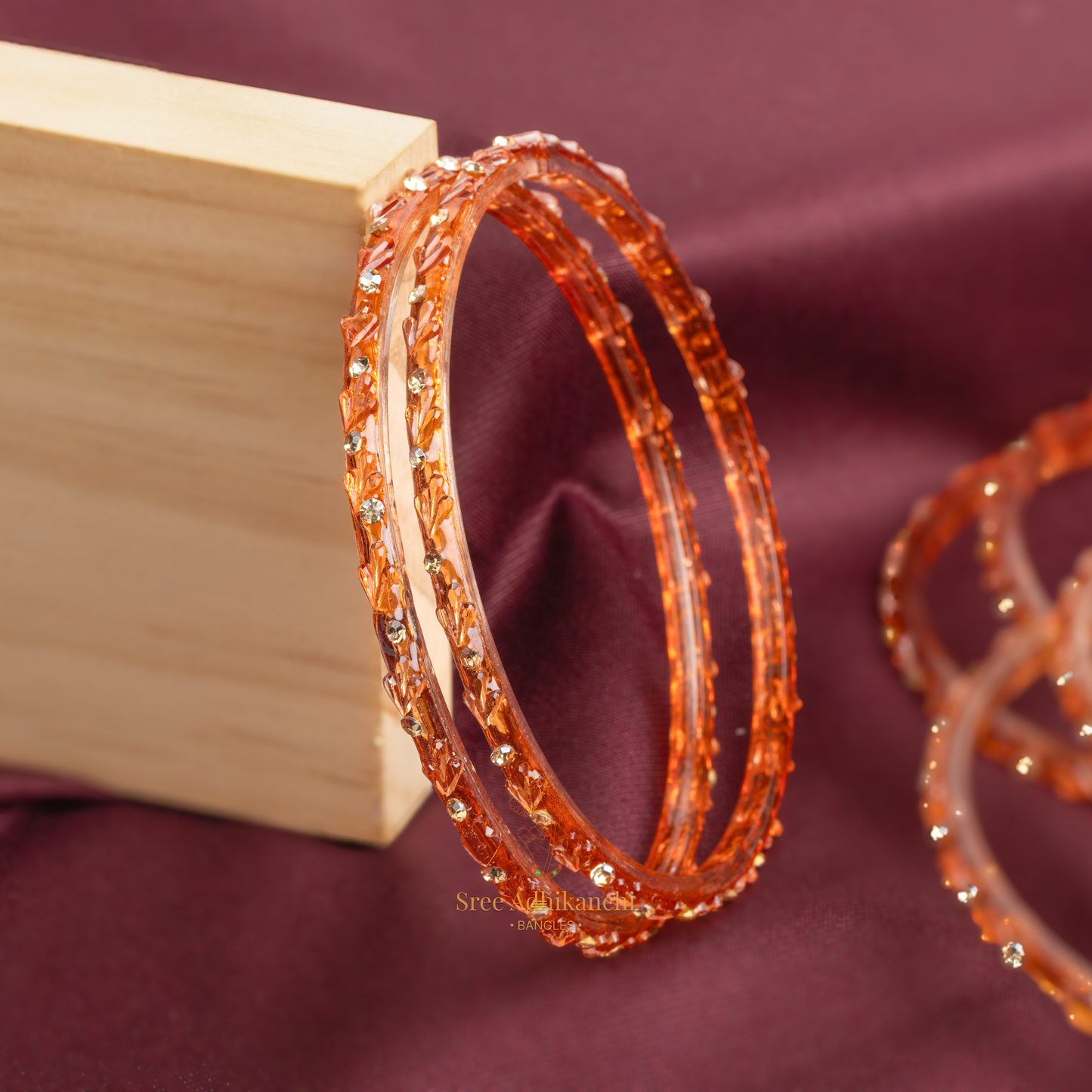 Glass Bangles - Crystal