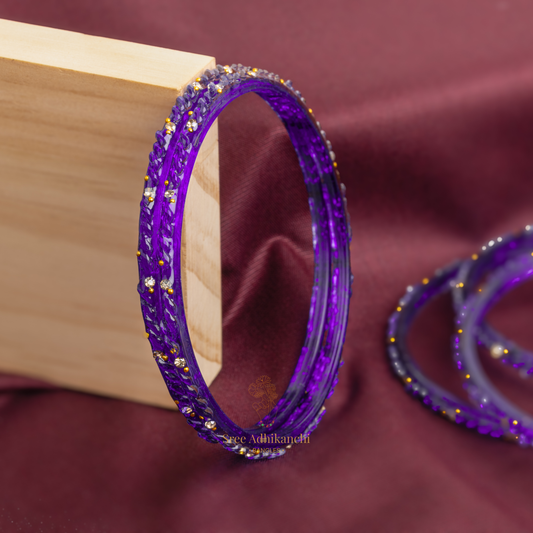 Glass Bangles - Crystal