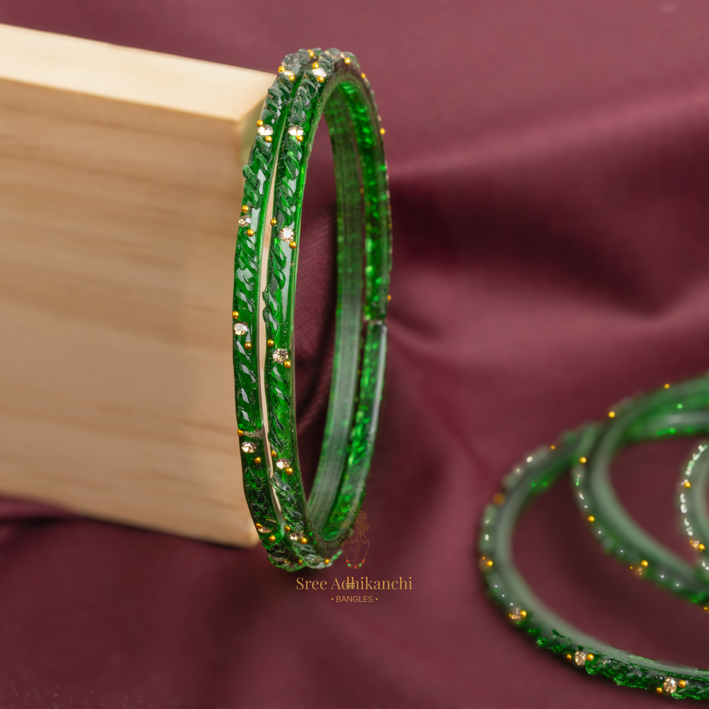 Glass Bangles - Crystal