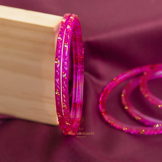Glass Bangles - Crystal