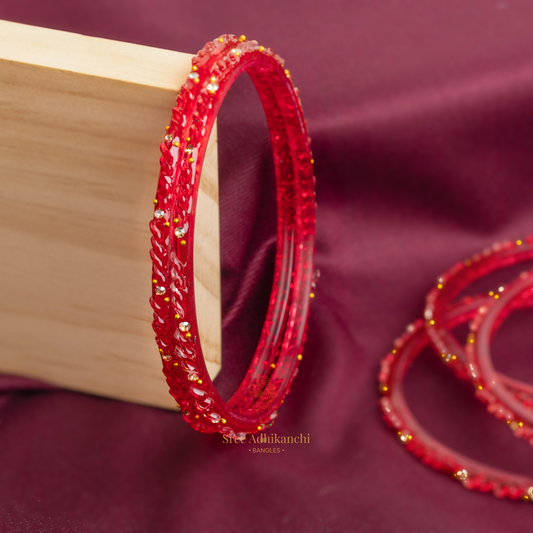 Glass Bangles - Crystal