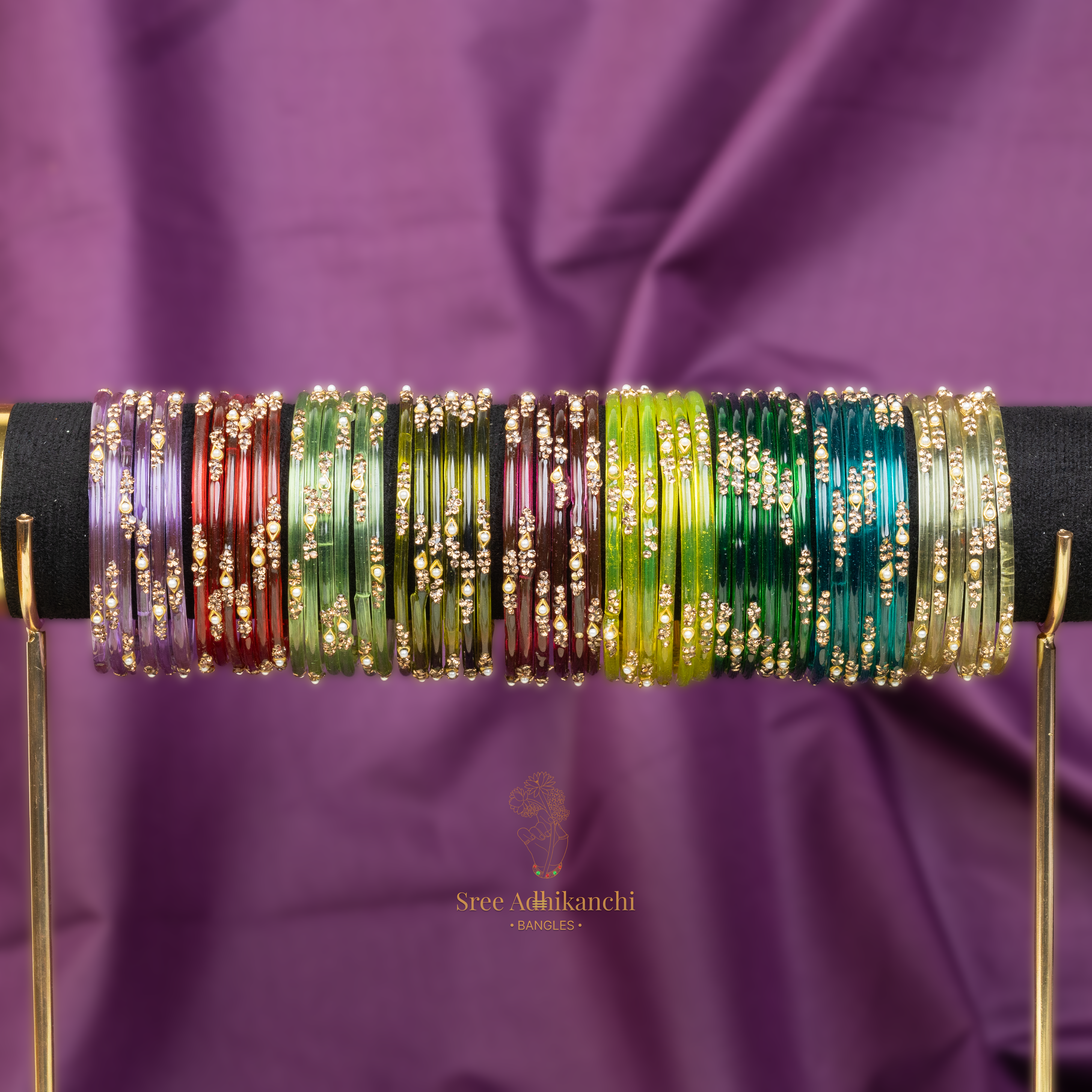 Glass Bangles - Stone 2.0