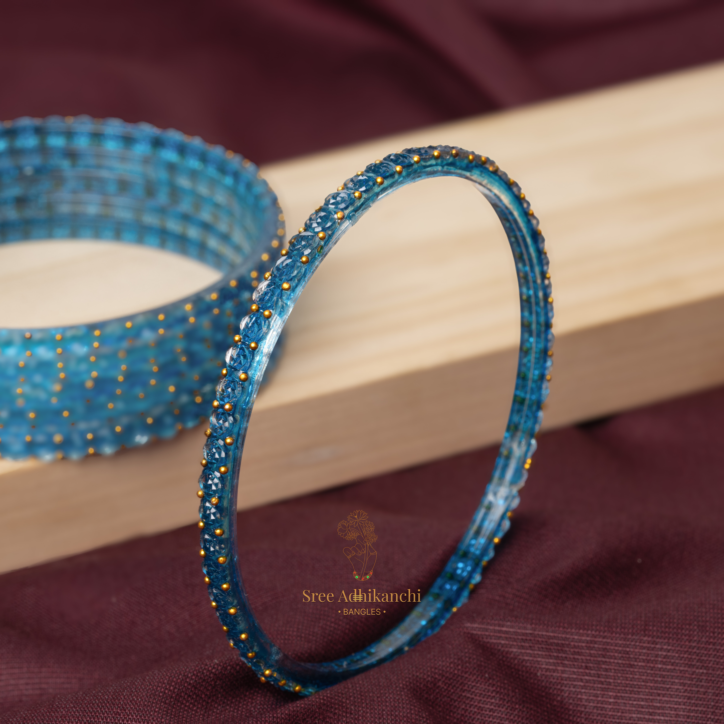 Glass Bangles - Flower