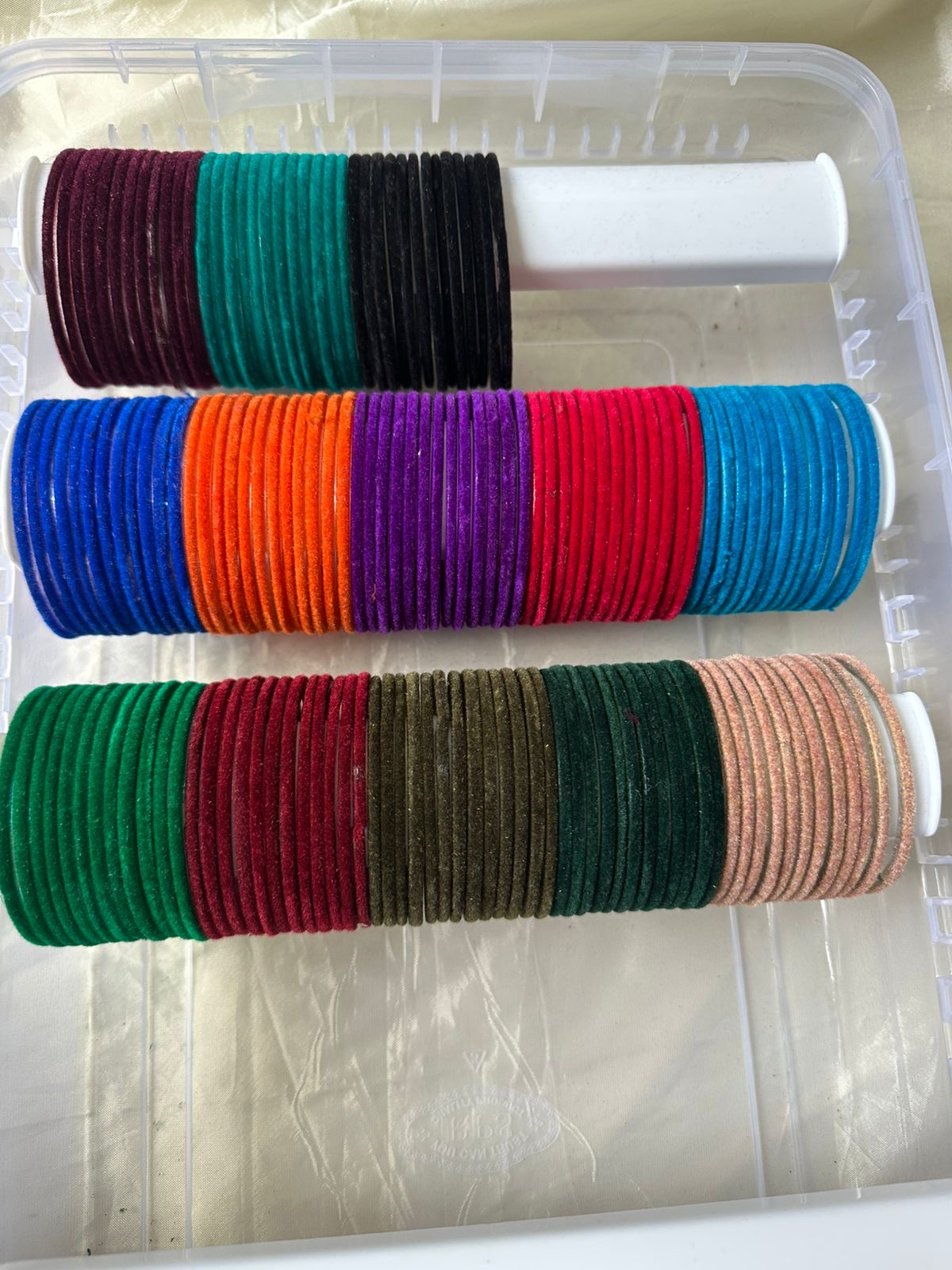Glass Bangles - Velvet