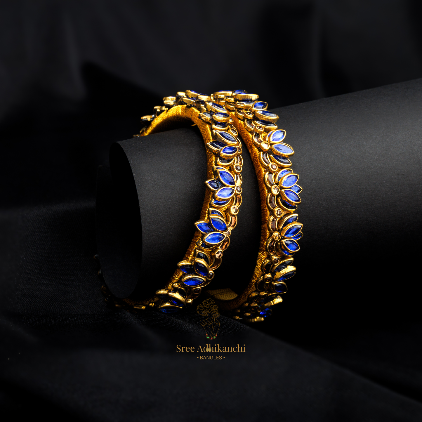 Silk Thread - Lotus Side Bangles