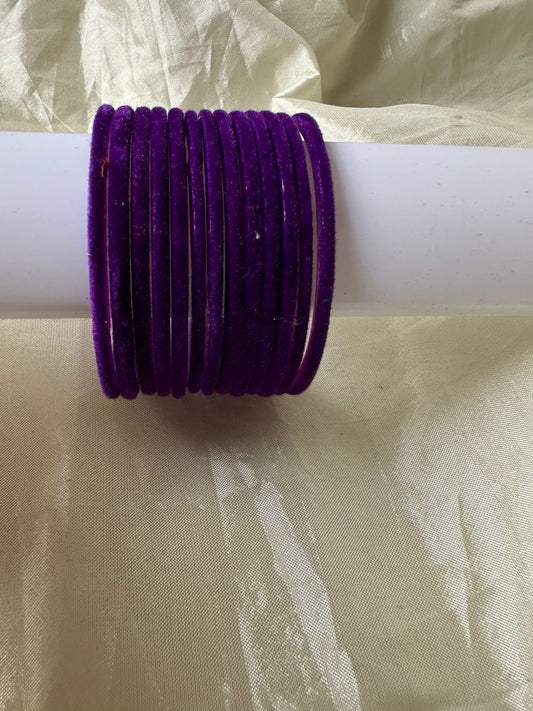Glass Bangles - Velvet