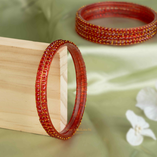 Glass Bangles - Cube Cut