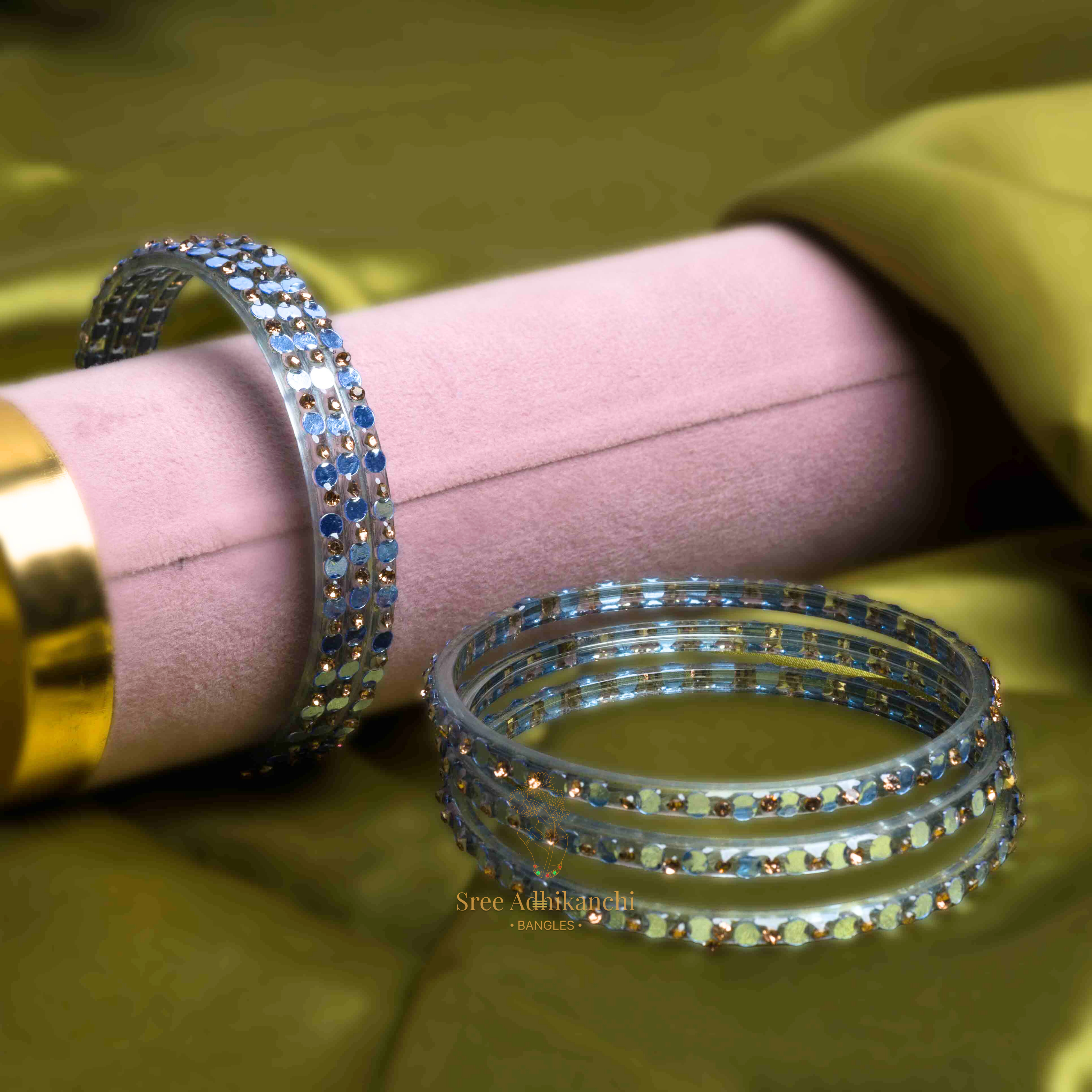 Glass Bangles - Chamki- Glitter 2.0