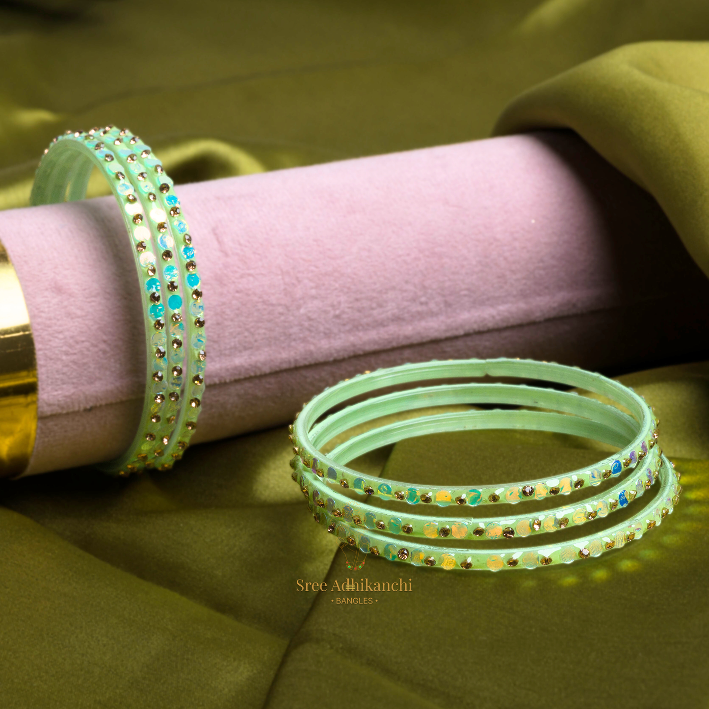 Glass Bangles - Chamki- Glitter 2.0