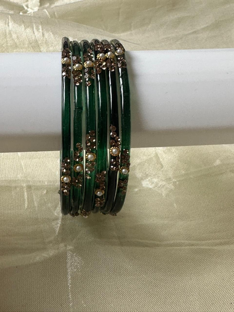 Glass Bangles - Stone 2.0