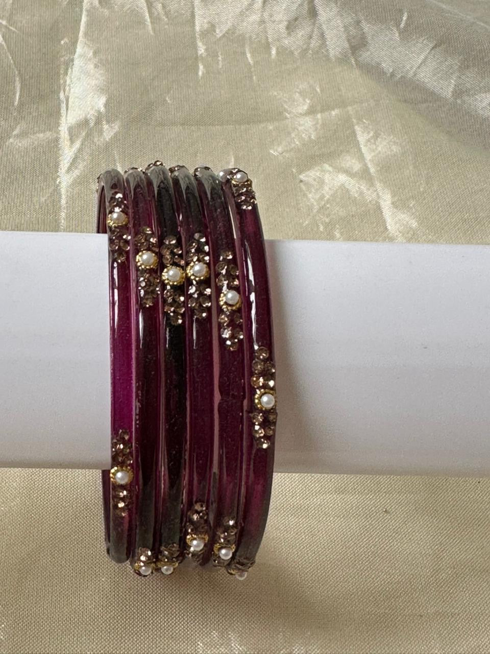 Glass Bangles - Stone 2.0