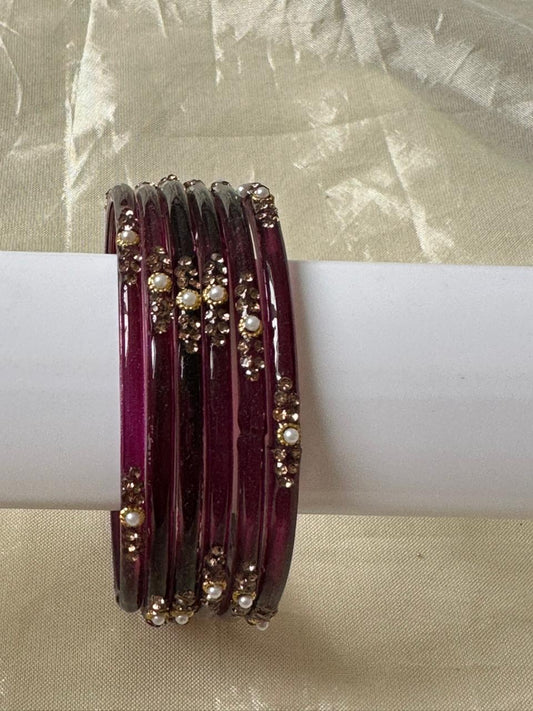 Glass Bangles - Stone 2.0