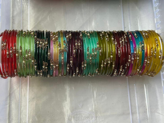 Glass Bangles - Stone 2.0