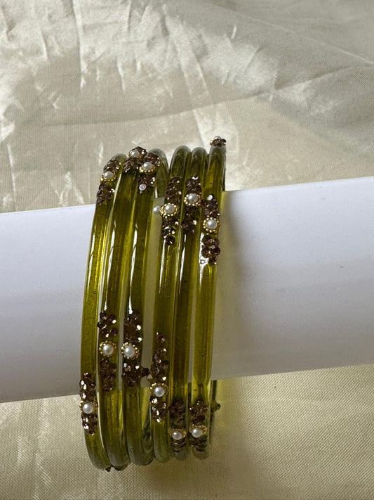 Glass Bangles - Stone 2.0