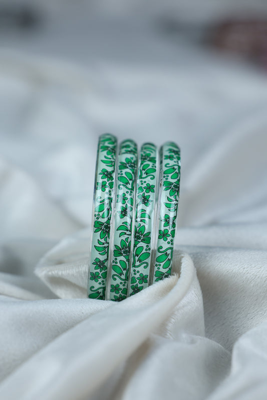 Hand Painted Border Bangles