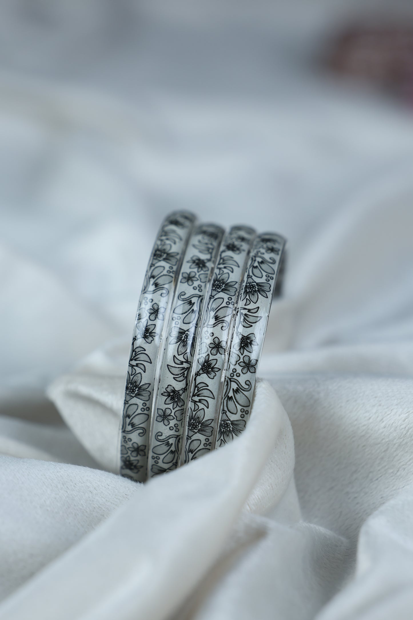 Hand Painted Border Bangles