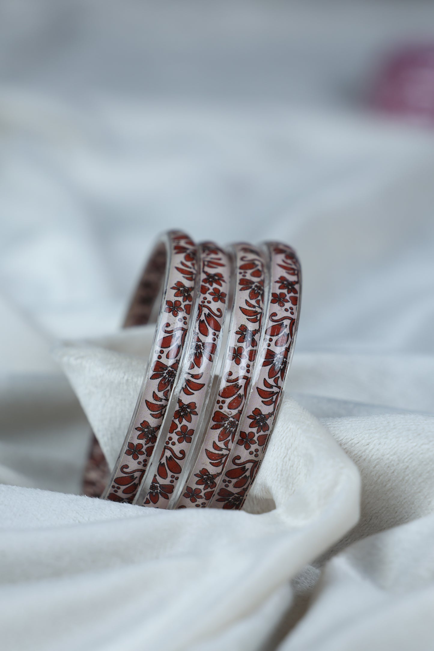 Hand Painted Border Bangles