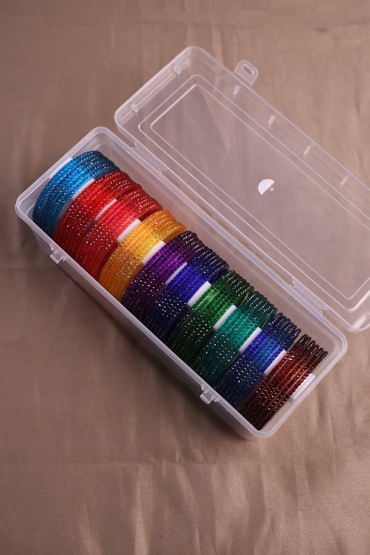 Plus Size - Jelly Bangles - Combo - 5 Colors - Each colour one dozen