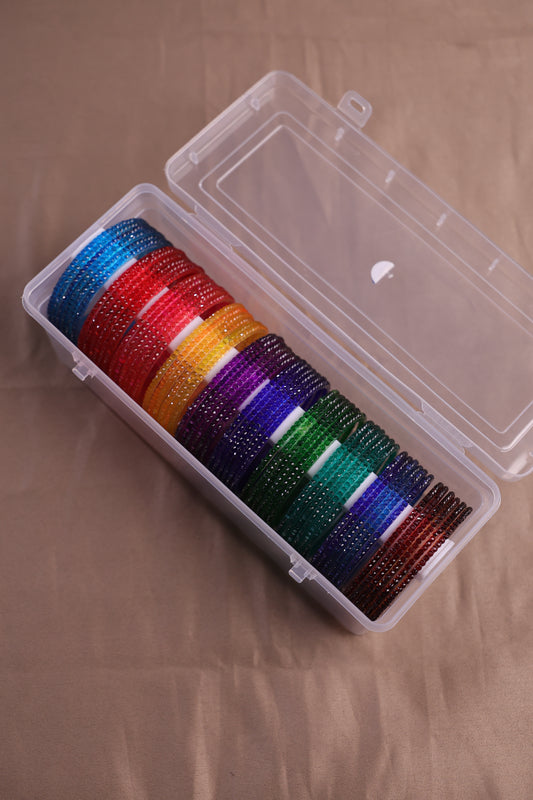Plus Size - Jelly Bangles - Combo - 5 Colors - Each colour one dozen
