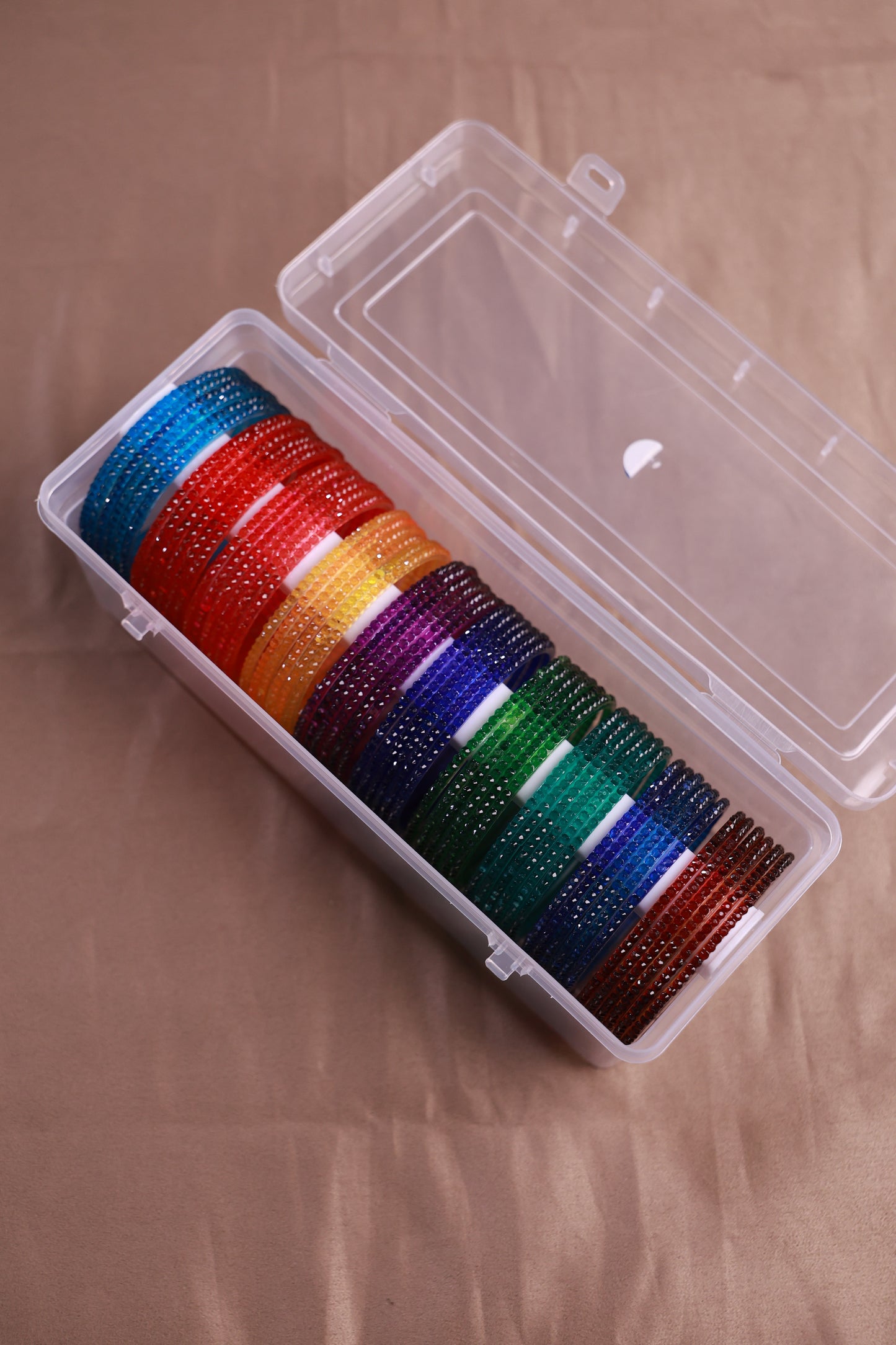 Plus Size - Jelly Bangles - Combo - 5 Colors - Each colour one dozen