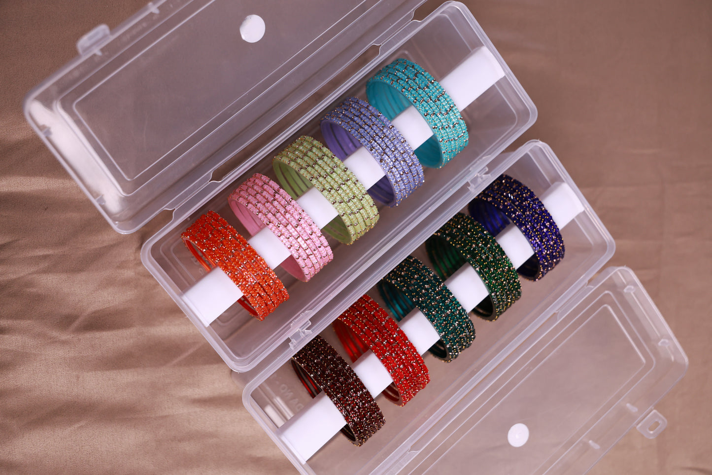 Triple Heart Bangles Combo