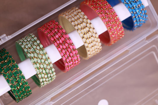 Leaf Bangles - Combo