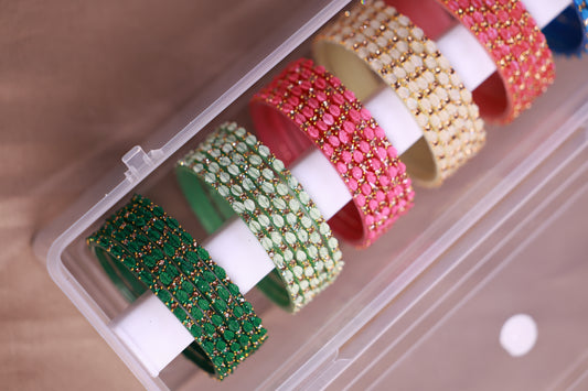 Leaf Bangles - Combo