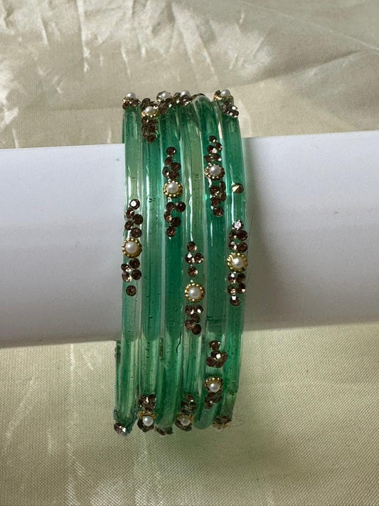 Glass Bangles - Stone 2.0