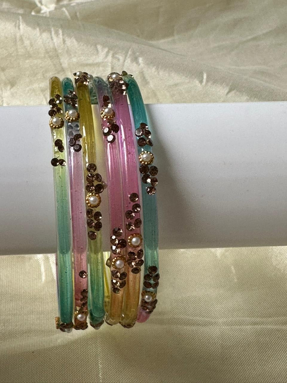 Glass Bangles - Stone 2.0