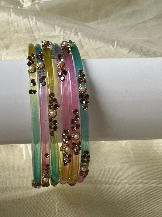 Glass Bangles - Stone 2.0