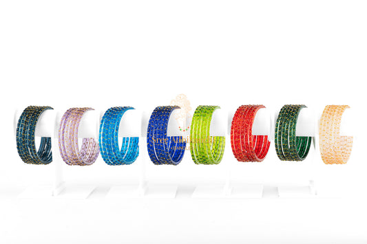 Glass Bangles - Raindrop