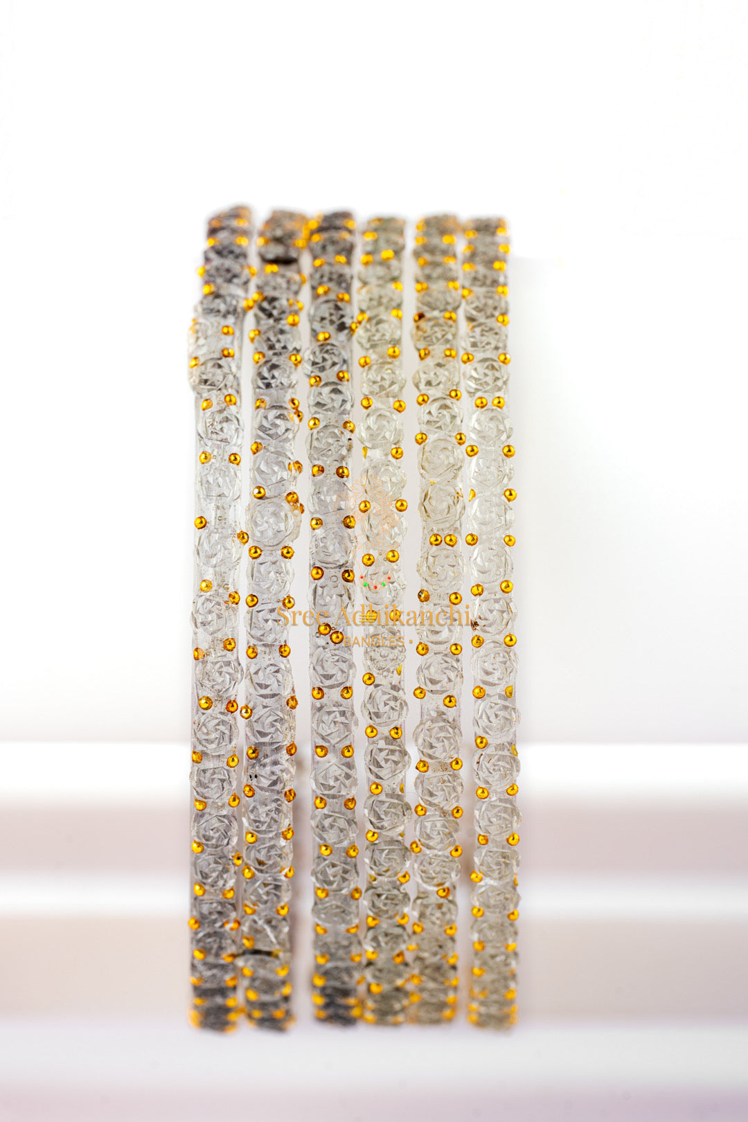 Glass Bangles - Flower