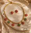 Reversible Chain - Lakshmi Coin and Flower Design