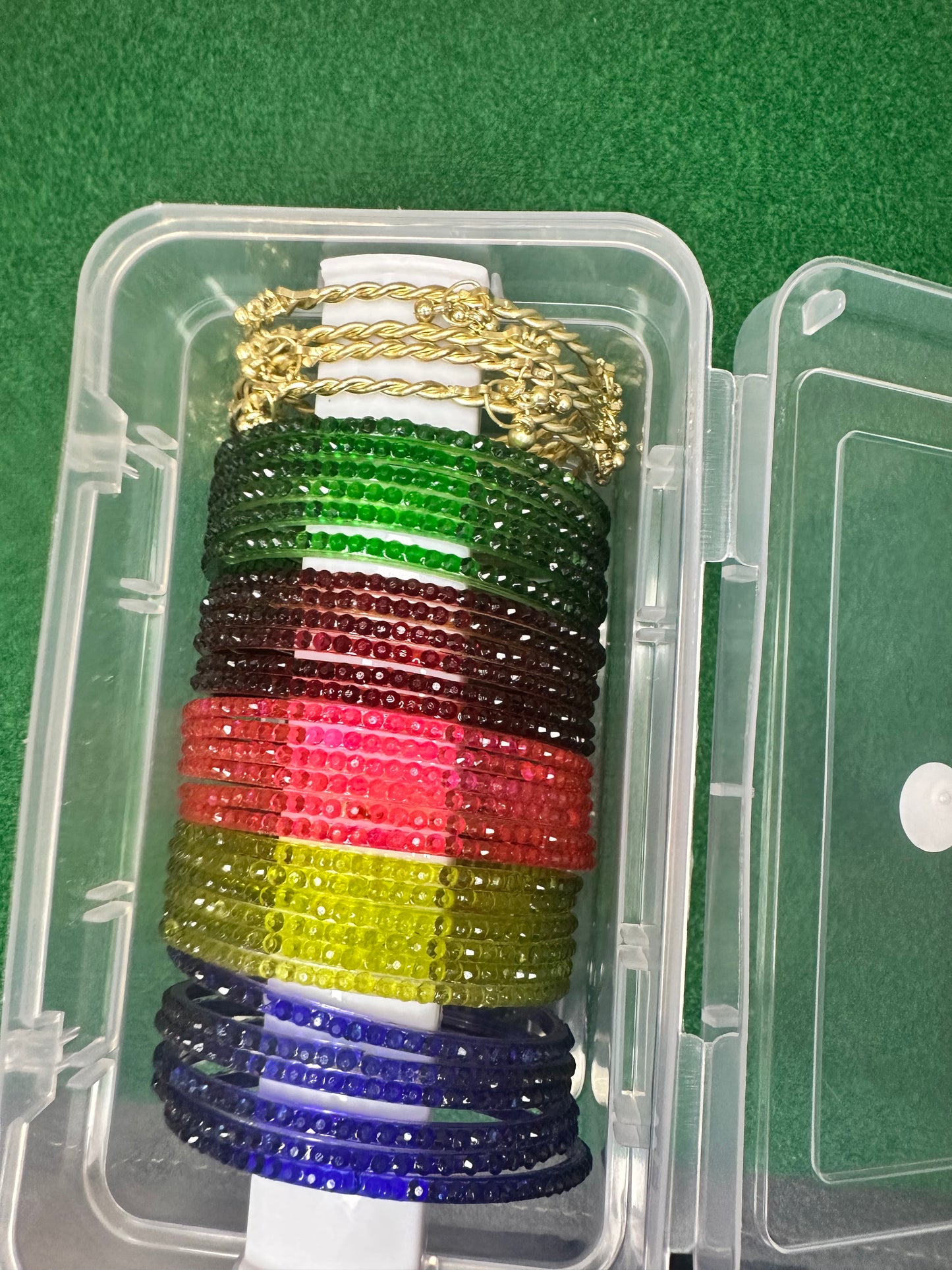 Plus Size - Jelly Bangles Combo with Ghunghroo