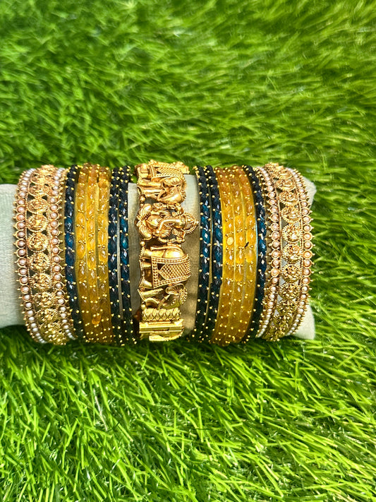 Bangles Stacking - Customisation 17 - Raindrop with Antique