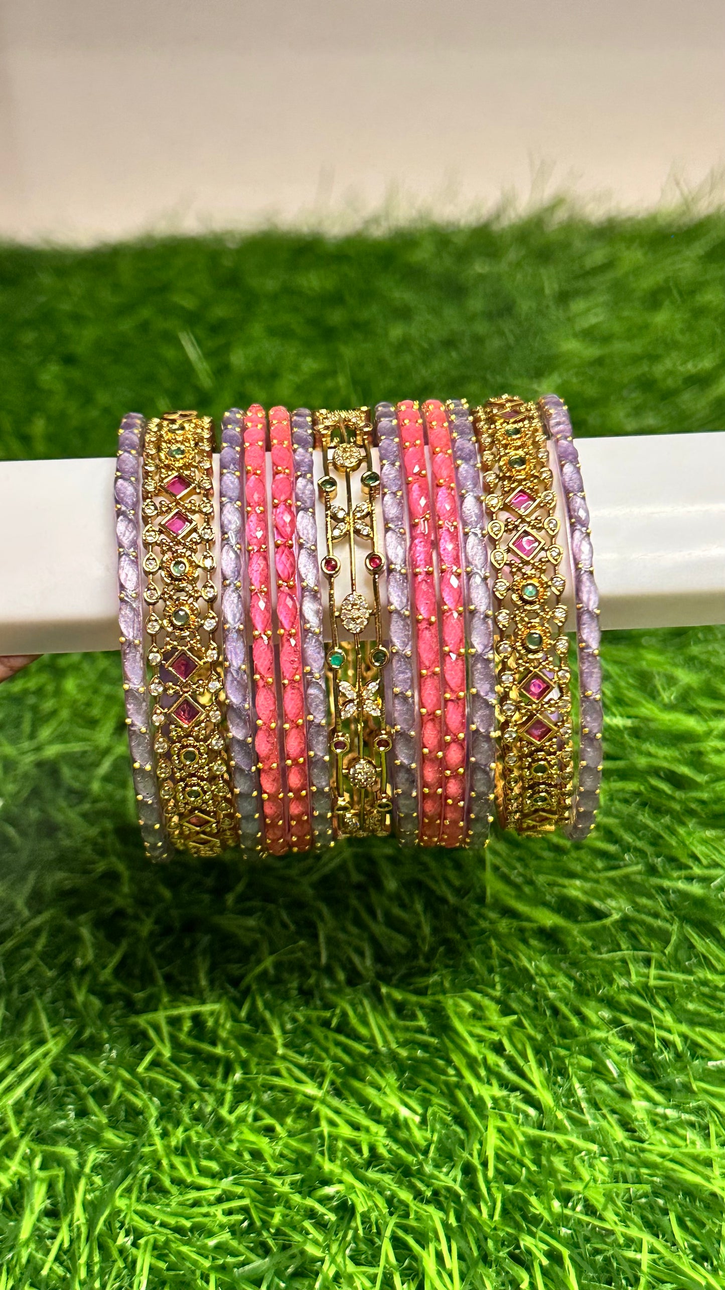 Bangles Stacking - Customisation 20 - Raindrop with Antique