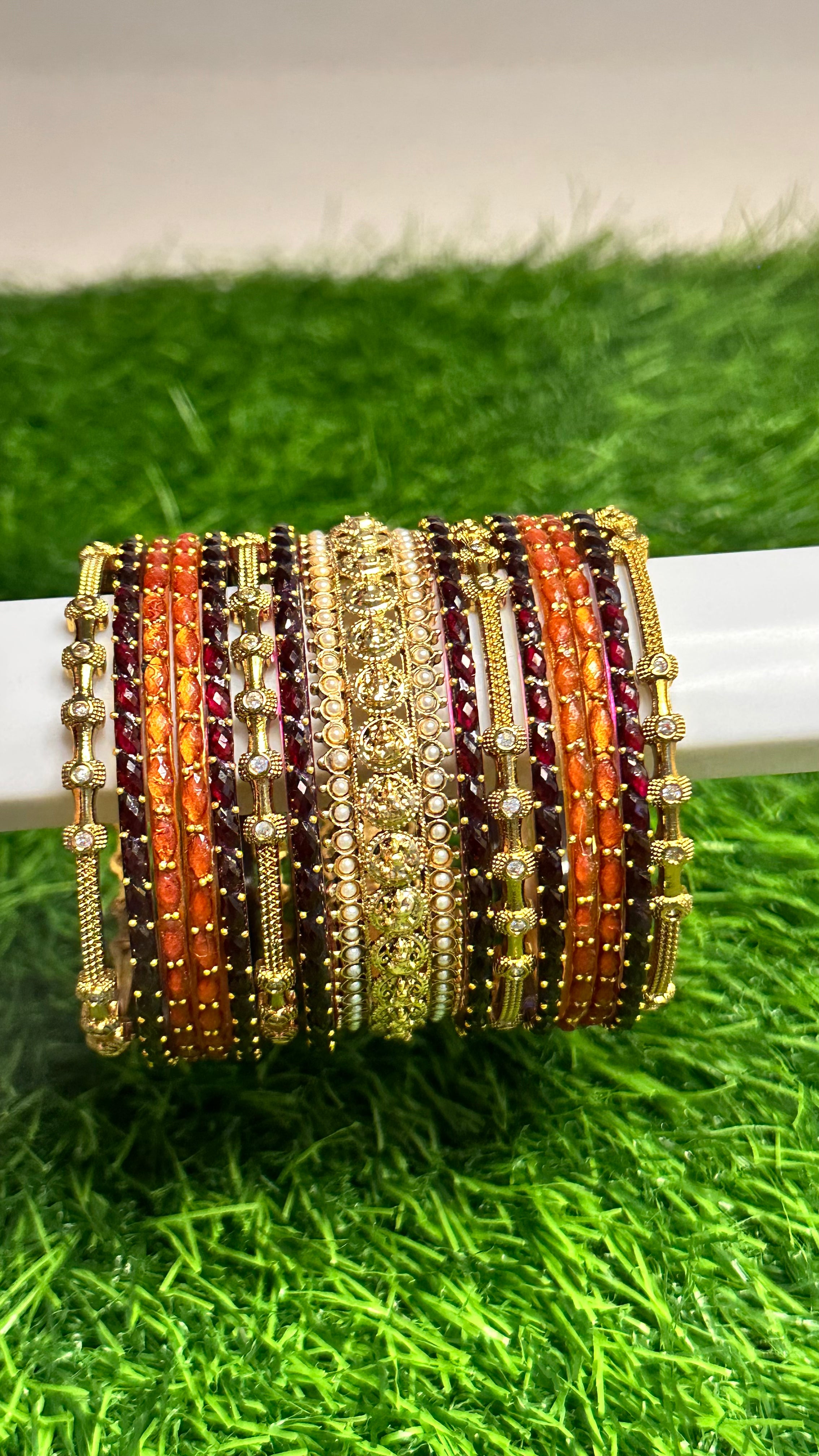 Bangles Stacking - Customisation 18 - Raindrop with Antique