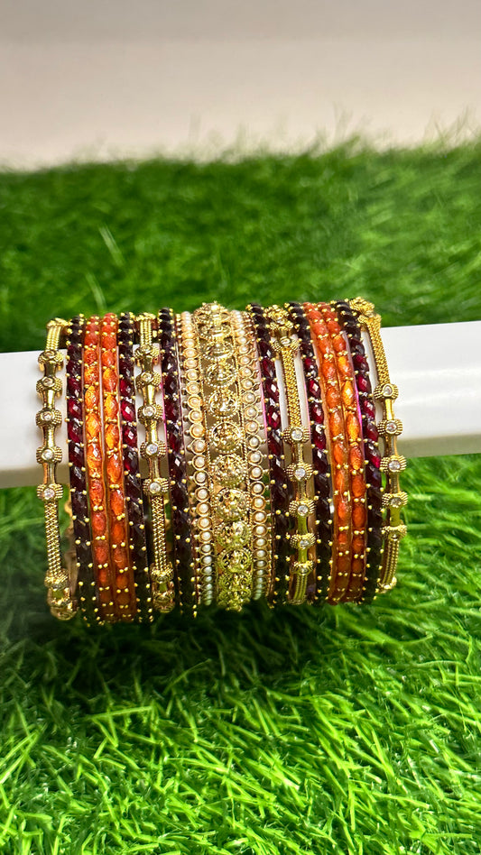 Bangles Stacking - Customisation 18 - Raindrop with Antique