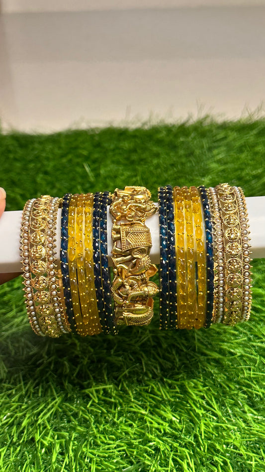 Bangles Stacking - Customisation 17 - Raindrop with Antique