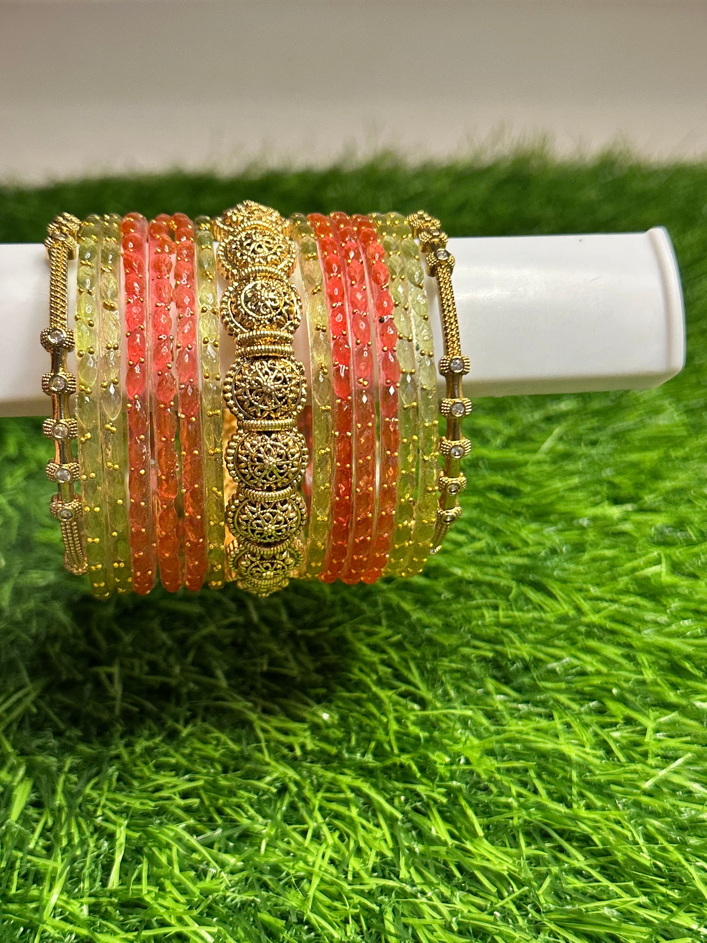 Bangles Stacking - Customisation 21 - Raindrop with Antique