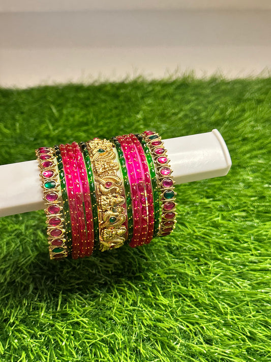 Bangles Stacking - Customisation 23 - Raindrop with Antique