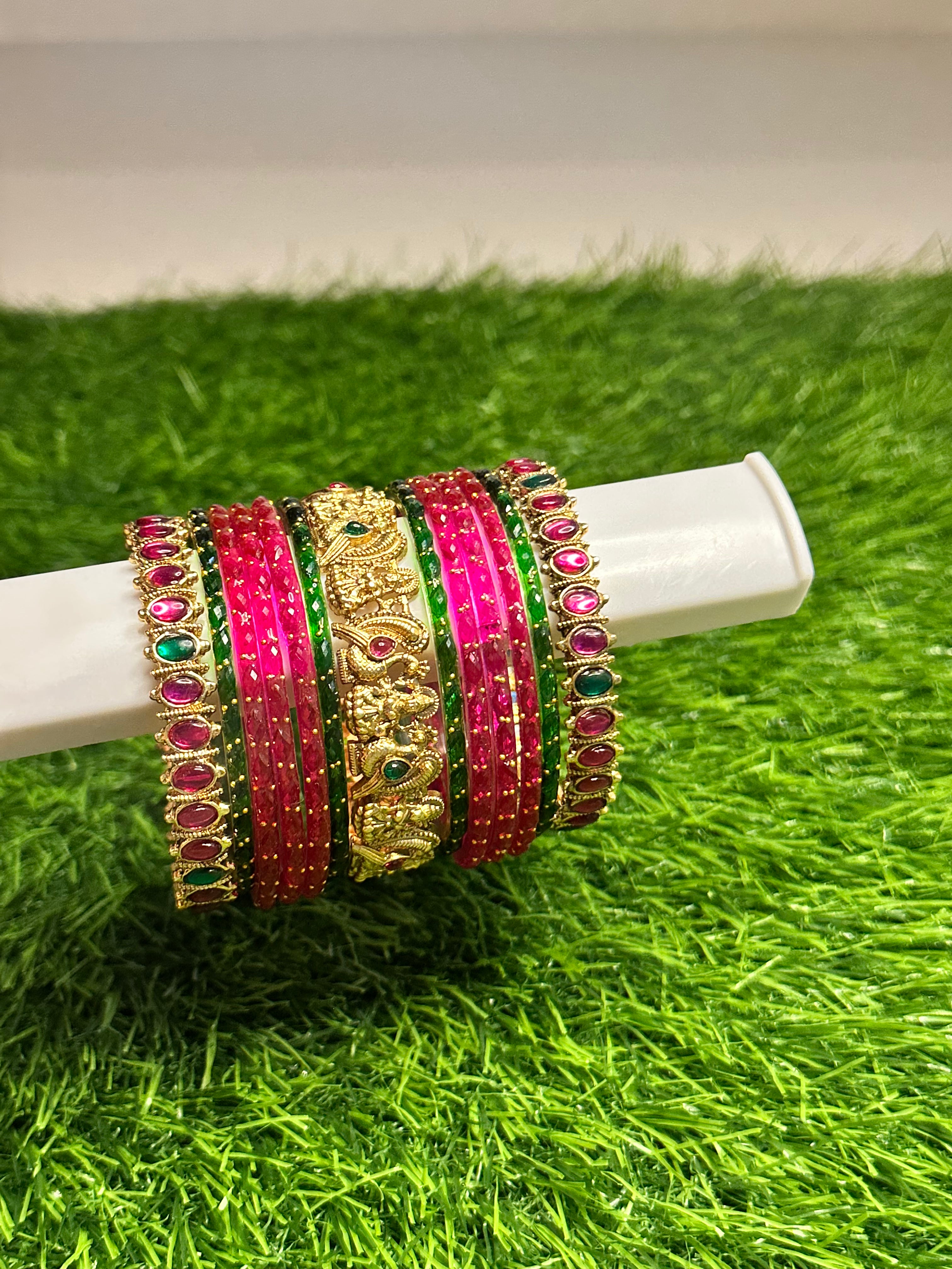 Bangles Stacking - Customisation 23 - Raindrop with Antique