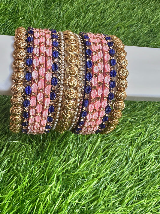 Bangles Stacking - Customisation 25 - Leaf with Antique