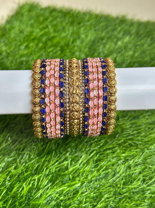 Bangles Stacking - Customisation 25 - Leaf with Antique