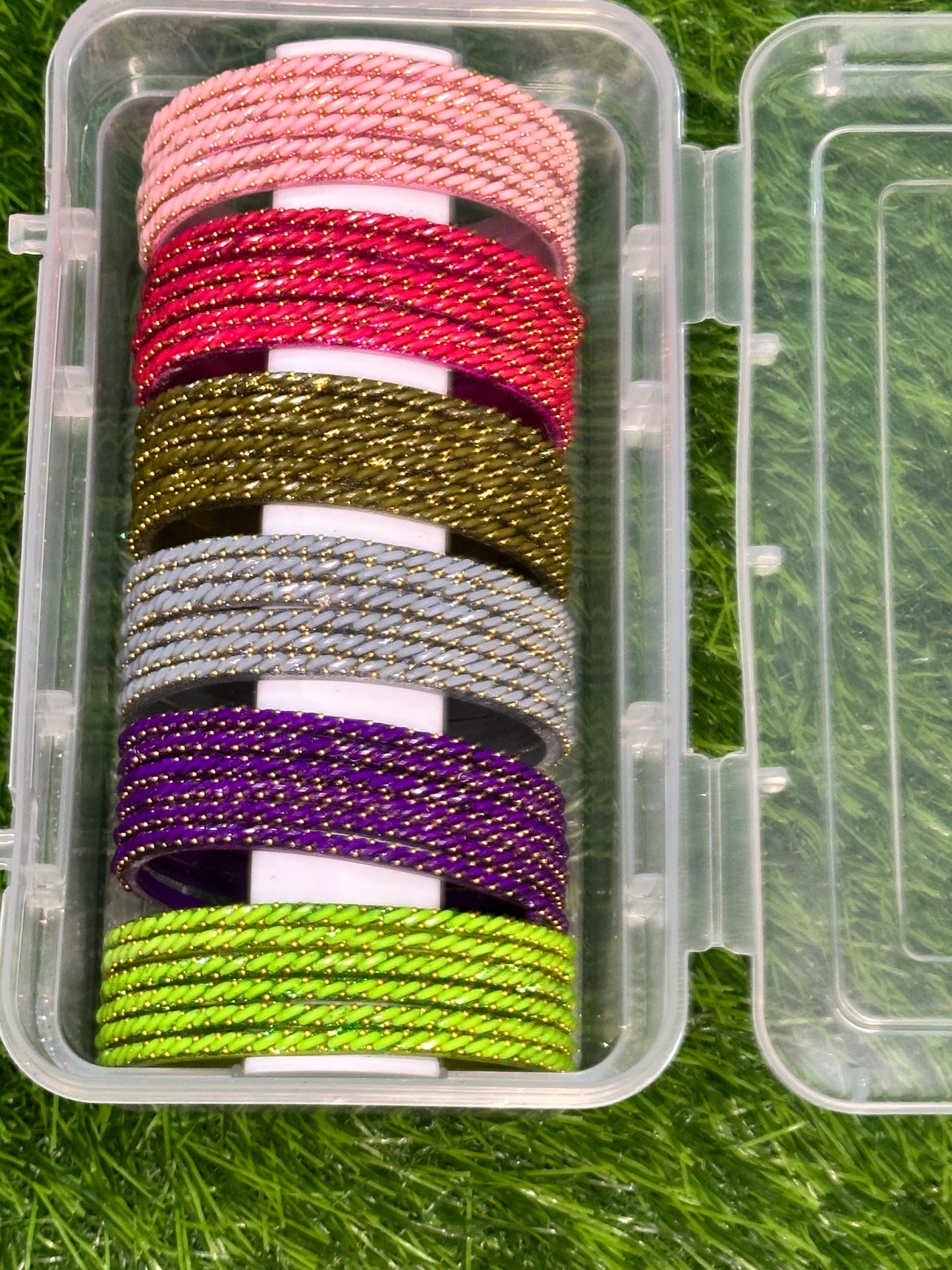 Twisted Shimmer Bangles - Combo