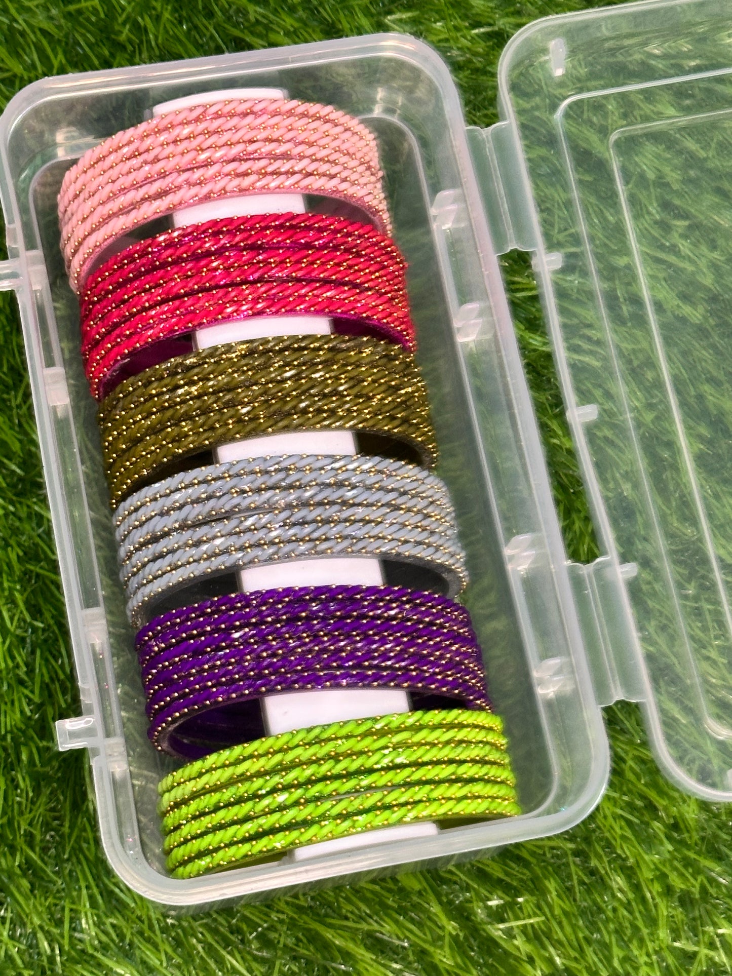Twisted Shimmer Bangles - Combo