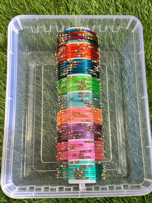 Stone Bangles Combo
