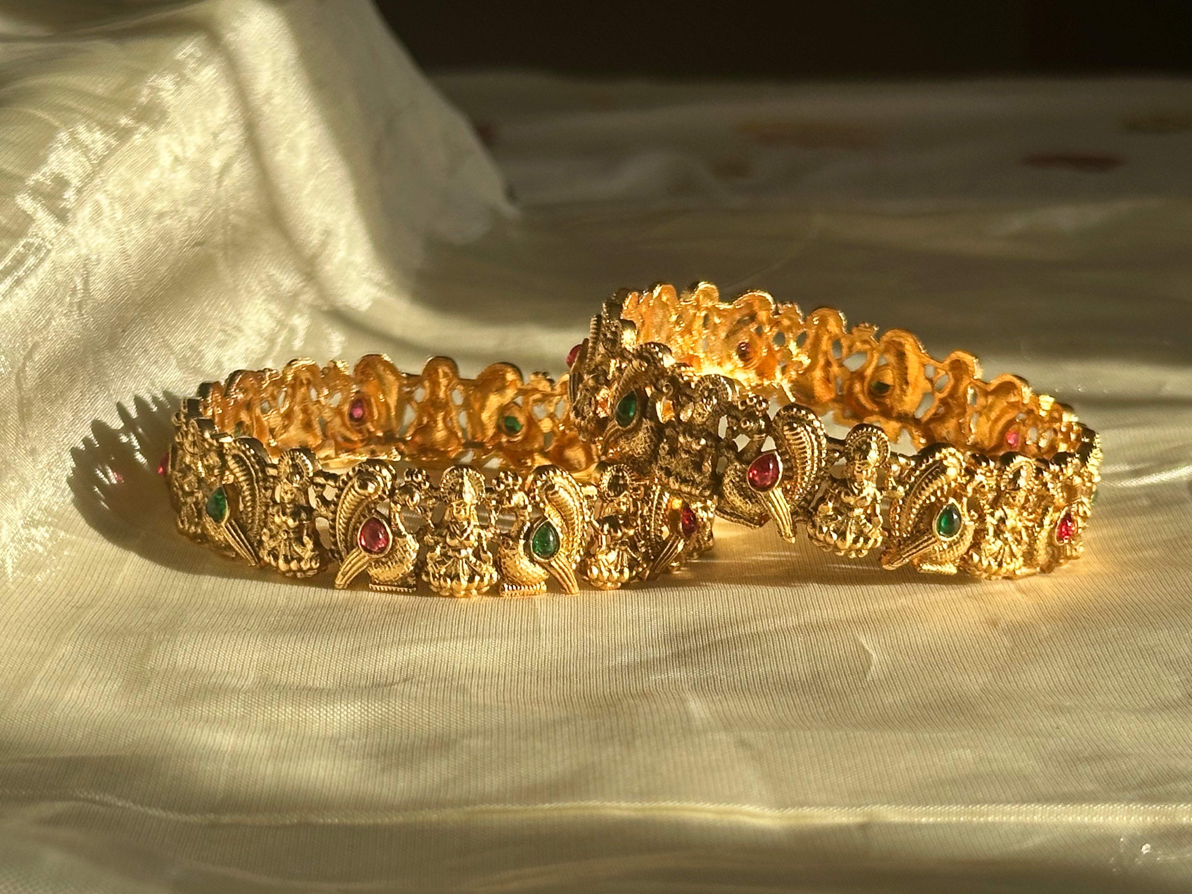 Lakshmi Mayil (2pc) - Antique
